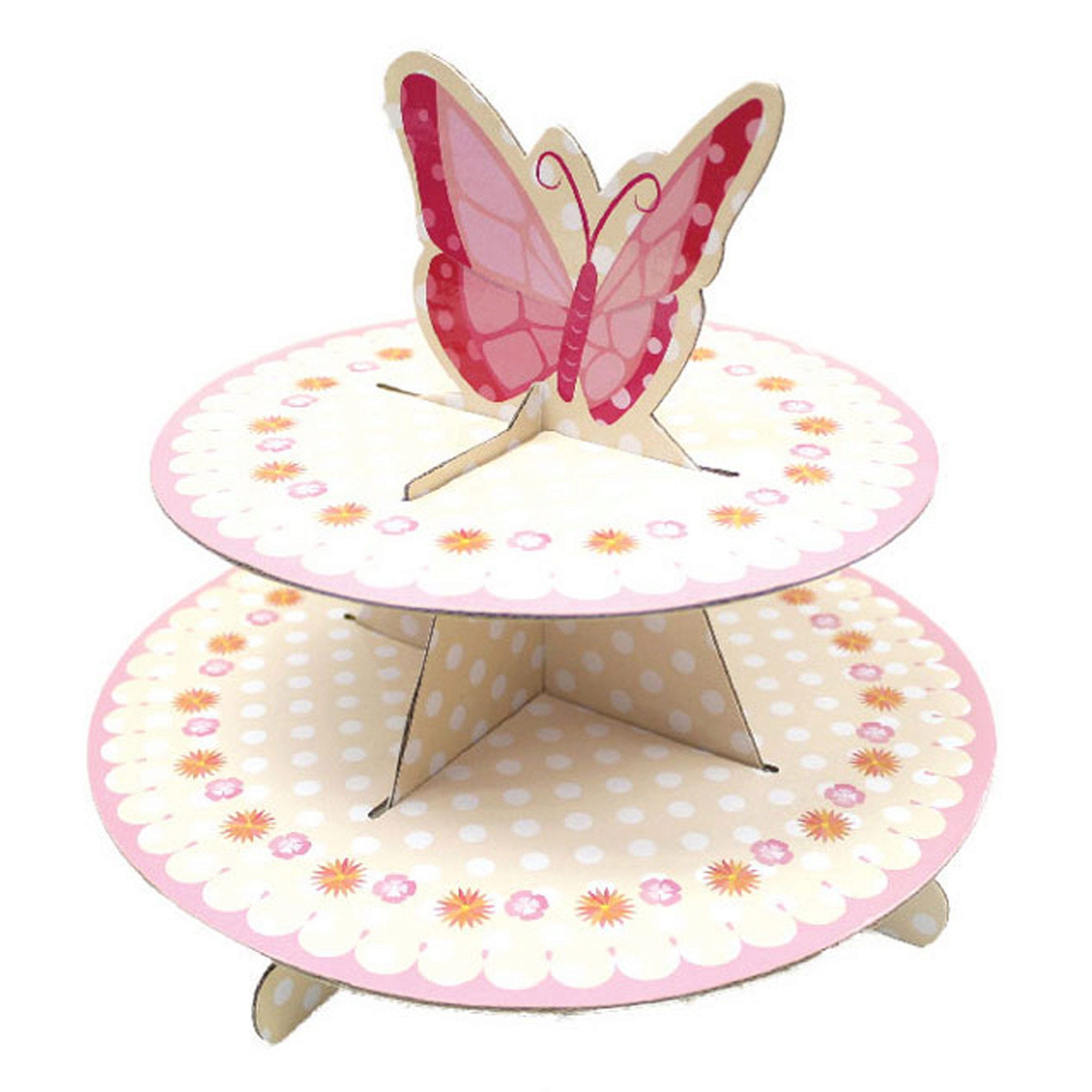 2 Tier Butterfly Cake Stand – NERYB